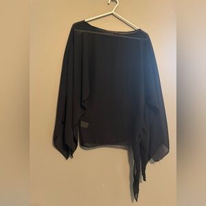 Elegant Black sheer top